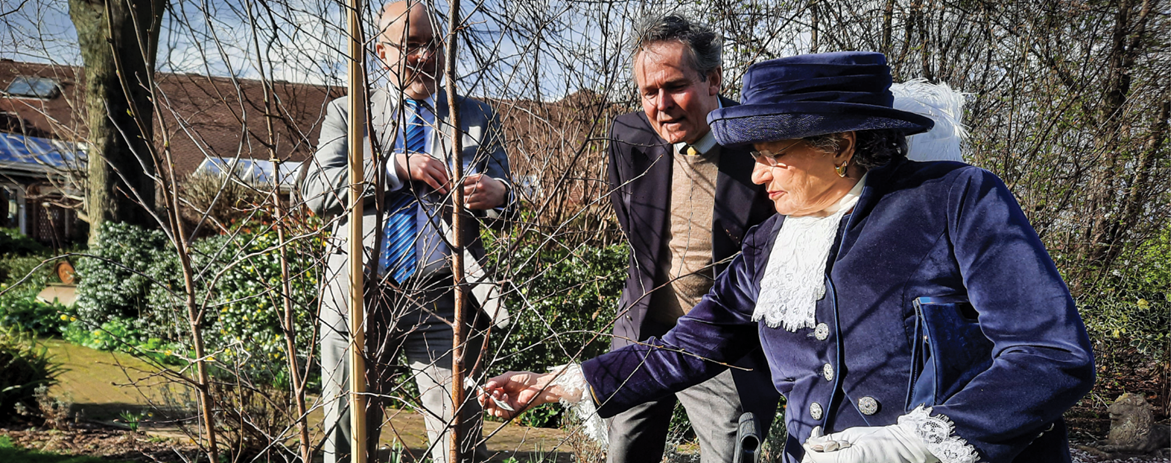 Tree from Her Late Majesty The Queen planted at Wakefield Hospice